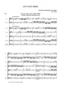 G.F. Handel: Let God Arise HWV256b (Chapel Royal Version) - Full Score