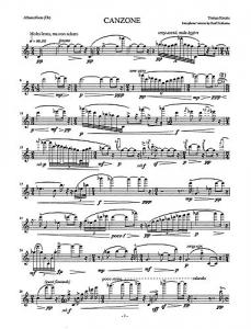 Tristan Keuris: Canzone For Alto Saxophone Solo