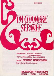 Richard Heuberger: Im Chambre Separee (Piano Solo)