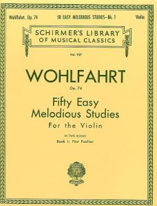 Franz Wohlfahrt: Fifty Easy Melodious Studies For Solo Violin Op.74 Book 1