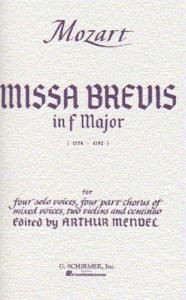 W.A. Mozart: Missa Brevis In F Major K.192