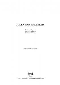 A.P. Bergreen: julen Har Englelyd (SATB)