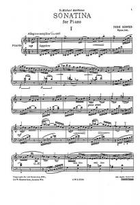 Bowen: Sonatina Op. 144 for Solo Piano