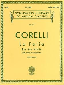 Arcangelo Corelli: Variations On La Folia (Violin/Piano)
