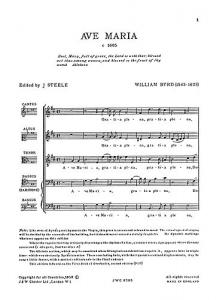 William Byrd: Ave Maria (SATBB)