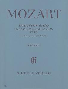 Wolfgang Amadeus Mozart: String Trio E flat major KV 563