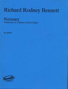 Richard Rodney Bennett: Noctuary For Piano