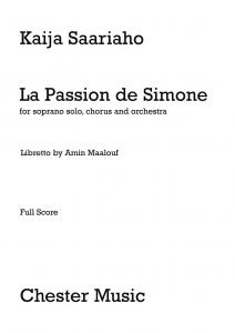 Kaija Saariaho: La Passion De Simone (Full Score)