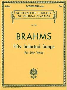 Johannes Brahms: Fifty Selected Songs For Low Voice