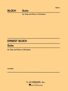 Ernest Bloch: Suite For Viola And Orchestra (Score)
