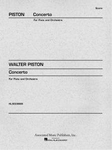 Walter Piston: Concerto For Flute And Orchestra (Study Score)