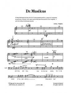 Hopkins: Dr Musikus Children's Opera (Vocal Score)