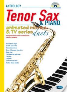Animated Movies and TV Duets for Tenor Sax And Piano