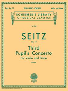 Friedrich Seitz: Pupil's Violin Concerto No.3 In G Minor Op.12 (Violin/Piano)