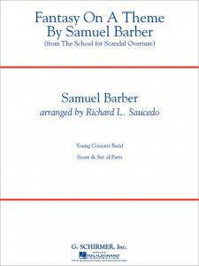 Samuel Barber: Fantasy On A Theme By Samuel Barber (Full Score) Concert Band