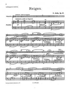 Franz Drdla: Reigen Op.87