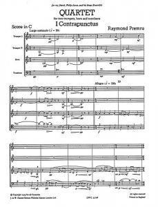 Raymond Premru: Quartet for Brass (Just Brass No.35)