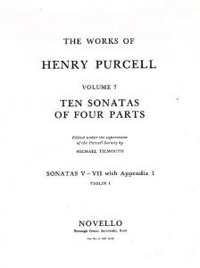 Henry Purcell: 10 Sonatas Of Four Parts For Violin 1 (Sonatas V-VII)