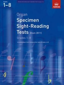 ABRSM Organ Specimen Sight-Reading Tests: From 2011 (Grades 1-8)