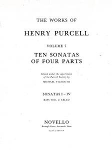 Henry Purcell: 10 Sonatas Of Four Parts For Cello (Sonatas I-IV)