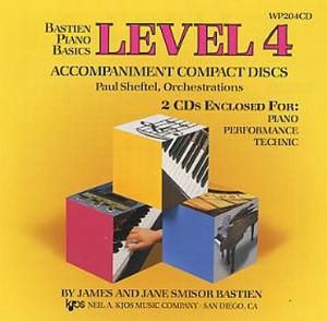 Bastien Piano Basics: Level 4 - Accompaniment 2CDs