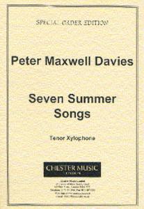 Peter Maxwell Davies: Seven Summer Songs Tenor Xylophone Part
