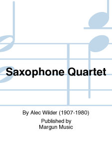 John Carisi: Saxophone Quartet No.1 (Parts)