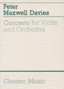 Peter Maxwell Davies: Concerto For Violin And Orchestra (Miniature Score)