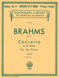 Johannes Brahms: Piano Concerto No.1 In D Minor Op. 15 (2-Piano Score)