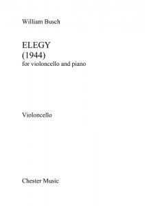 William Busch: Elegy (Cello/Piano)