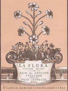 Knud Jeppesen: La Flora Volume 1