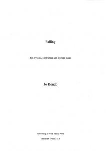 Jo Kondo: Falling (Score)