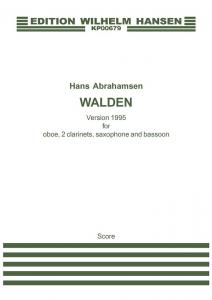 Hans Abrahamsen: Walden - Version 1995 (Score)