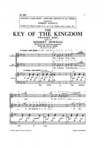 Herbert Howells: The Key Of The Kingdom