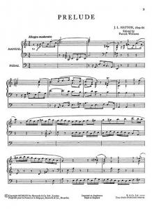 J. L. Hatton: Prelude For Organ
