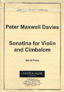 Peter Maxwell Davies: Sonatina For Violin And Cimbalom (Parts)