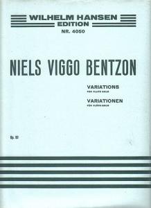 Niels Viggo Bentzon: Variations For Solo Flute Op.93