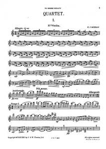Moeran: String Quartet In A Minor (Parts)