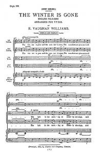 Ralph Vaughan Williams: The Winter Is Gone