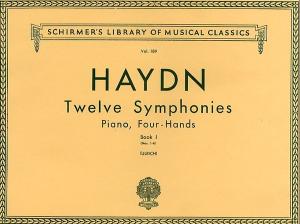 Joseph Haydn: Twelve Symphonies Book 1 (Piano Duet)