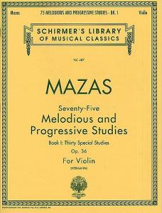 Jacques F. Mazas: 75 Melodious And Progressive Studies Op.36 Book 1