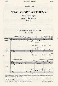 Bernard Barrell: Two Short Anthems Op.103