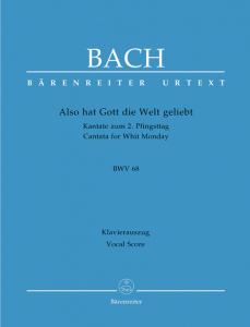 Johann Sebastian Bach: Also hat Gott die Welt geliebt (SATB, piano)