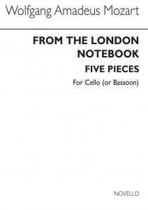 Mozart: From The London Notebook (Cello and Bassoon Part)