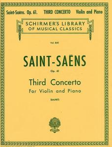 Camille Saint-Saens: Violin Concerto No.3 Op.61 (Violin/Piano)