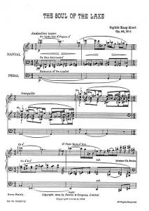 Sigfrid Karg-Elert: Pastels On 'Scenes From Lake Constance' Op.96