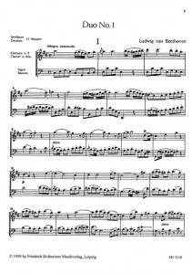 Ludwig Van Beethoven: Three Duos