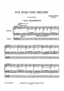 John Gardner: Five Hymn Tune Preludes for Organ