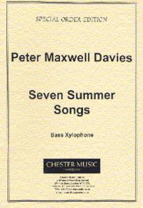 Peter Maxwell Davies: Seven Summer Songs Bass Xylophone Part