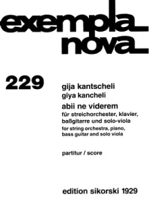 Kantscheli, Gija: Abii Ne Viderem" - Score"